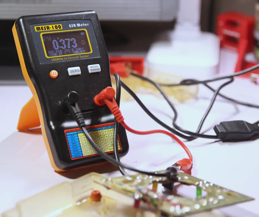 capacitor esr measurement