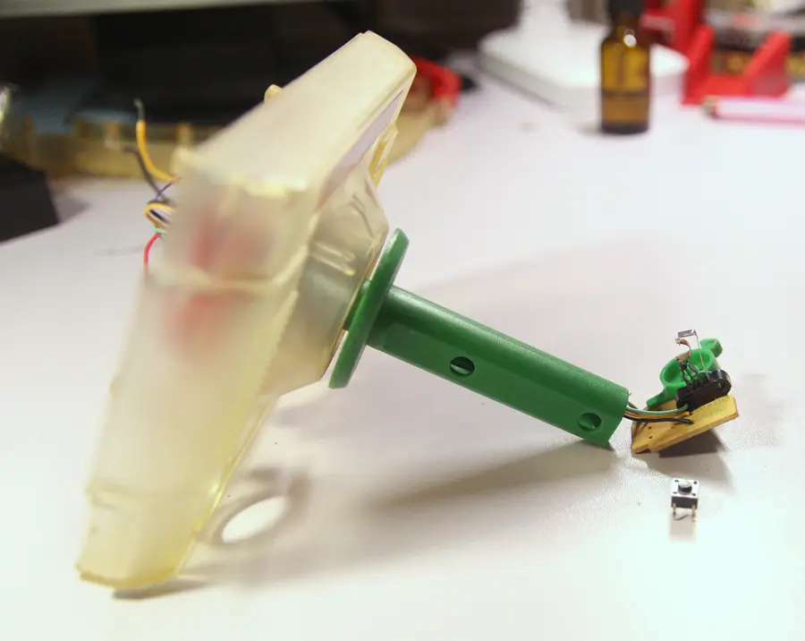 replacing the top button