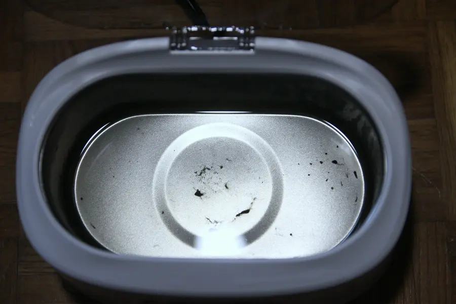 dirt removed from the screws