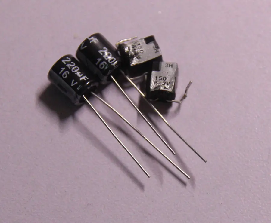 New electrolytic capacitors