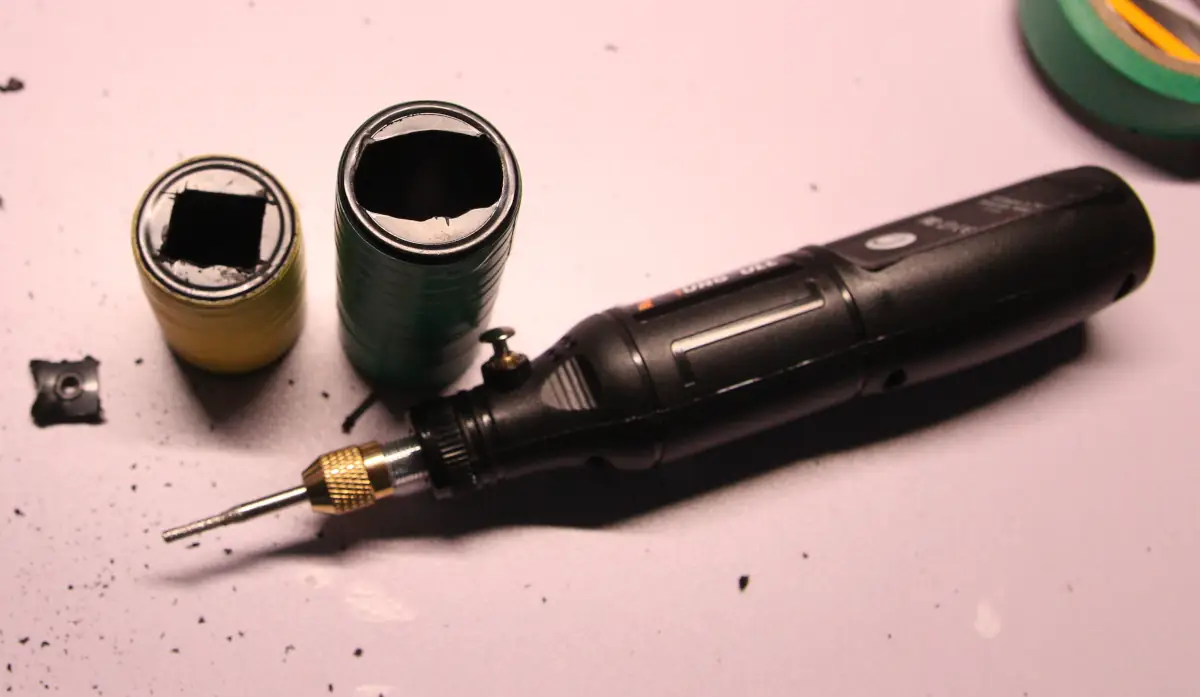 hole for switch made