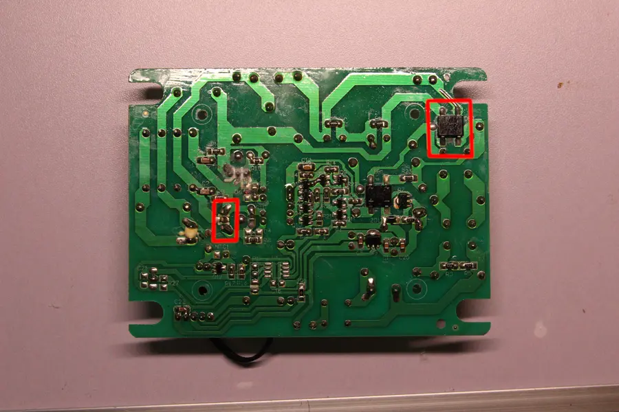 Skymen ZX-810 PCB - other faulty components